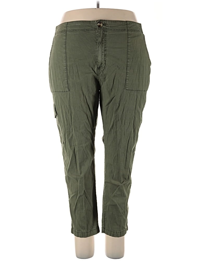 Pre-owned Sonoma Goods For Life Cargo Pants In Green