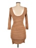 Forever 21 Solid Tan Cocktail Dress Size M - photo 2