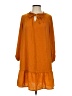 Old Navy 100% Polyester Orange Casual Dress Size XS - photo 1