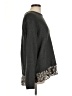 Sunday in Brooklyn 100% Nylon Paisley Gray Pullover Sweater Size L - photo 4