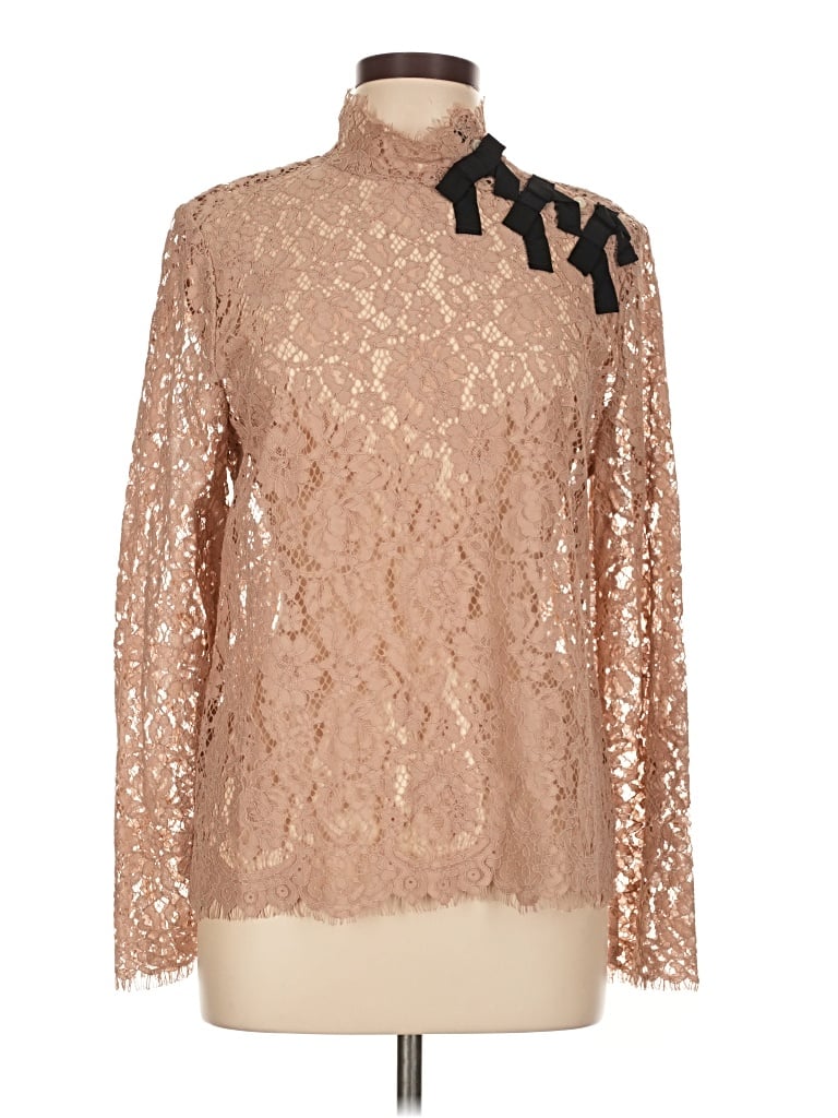 Jcrew Long Sleeve Blouse In Brown