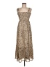 Sam Edelman 100% Polyester Animal Print Tan Casual Dress Size 6 - photo 1
