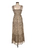 Sam Edelman 100% Polyester Animal Print Tan Casual Dress Size 6 - photo 2