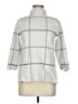Tahari Plaid Gray Turtleneck Sweater Size M - photo 1