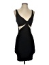 Aster Solid Black Cocktail Dress Size S - photo 1