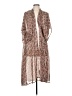 One Clothing 100% Polyester Brown Kimono Size M - photo 1