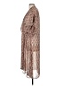 One Clothing 100% Polyester Brown Kimono Size M - photo 5