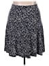 Chaps Print Blue Casual Skirt Size S - photo 1