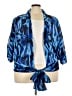 Torrid 100% Polyester Blue Kimono Size 3X Plus (3) - photo 1