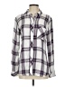 Rails 100% Rayon Plaid Silver Long Sleeve Button-Down Shirt Size S - photo 1