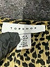 Topshop 100% Polyester Animal Print Gold Cocktail Dress Size 2 - photo 7