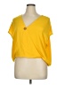 BP. 100% Polyester Yellow Short Sleeve Top Size 1X - photo 1