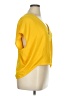 BP. 100% Polyester Yellow Short Sleeve Top Size 1X - photo 4