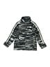 Adidas 100% Polyester Stripes Silver Track Jacket Size 4 - photo 1