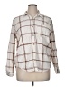 Universal Thread 100% Cotton Plaid Ivory Long Sleeve Button-Down Shirt Size XL - photo 1