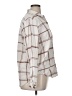 Universal Thread 100% Cotton Plaid Ivory Long Sleeve Button-Down Shirt Size XL - photo 4
