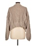 Dazy-Less 100% Polyester Solid Tan Pullover Sweater Size L - photo 2