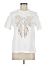 Assorted Brands Ivory Short Sleeve Top Size M - photo 1