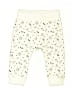 Rae Dunn 100% Cotton Hearts Ivory Casual Pants Size 3-6 mo - photo 1