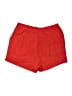 Shein 100% Polyester Solid Red Shorts Size XL - photo 2