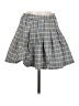 Love Tree Checkered-gingham Gray Casual Skirt Size M - photo 1