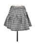 Love Tree Checkered-gingham Gray Casual Skirt Size M - photo 2
