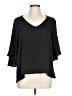 Tyche Black 3/4 Sleeve Blouse Size L - photo 1