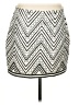 Express Chevron-herringbone White Ivory Casual Skirt Size L - photo 1