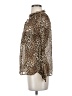 Zara Animal Print Gold Long Sleeve Blouse Size S - photo 5