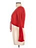 Shein Red Long Sleeve Top Size L - photo 5