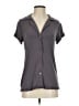 Eberjey Gray Short Sleeve Blouse Size XS - photo 1