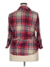 Polly & Esther 100% Polyester Plaid Red 3/4 Sleeve Blouse Size 2X - photo 2