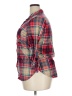 Polly & Esther 100% Polyester Plaid Red 3/4 Sleeve Blouse Size 2X - photo 5