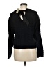 J.Crew Solid Black Pullover Sweater Size M - photo 2