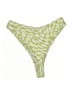 Aurelle Argyle Green Swimsuit Bottoms Size M - photo 1