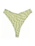 Aurelle Argyle Green Swimsuit Bottoms Size M - photo 2