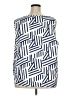 Shein Curve Blue Sleeveless Blouse Size 20 Plus (4) - photo 2