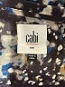 CAbi 100% Polyester Paisley Blue Long Sleeve Blouse Size S - photo 7