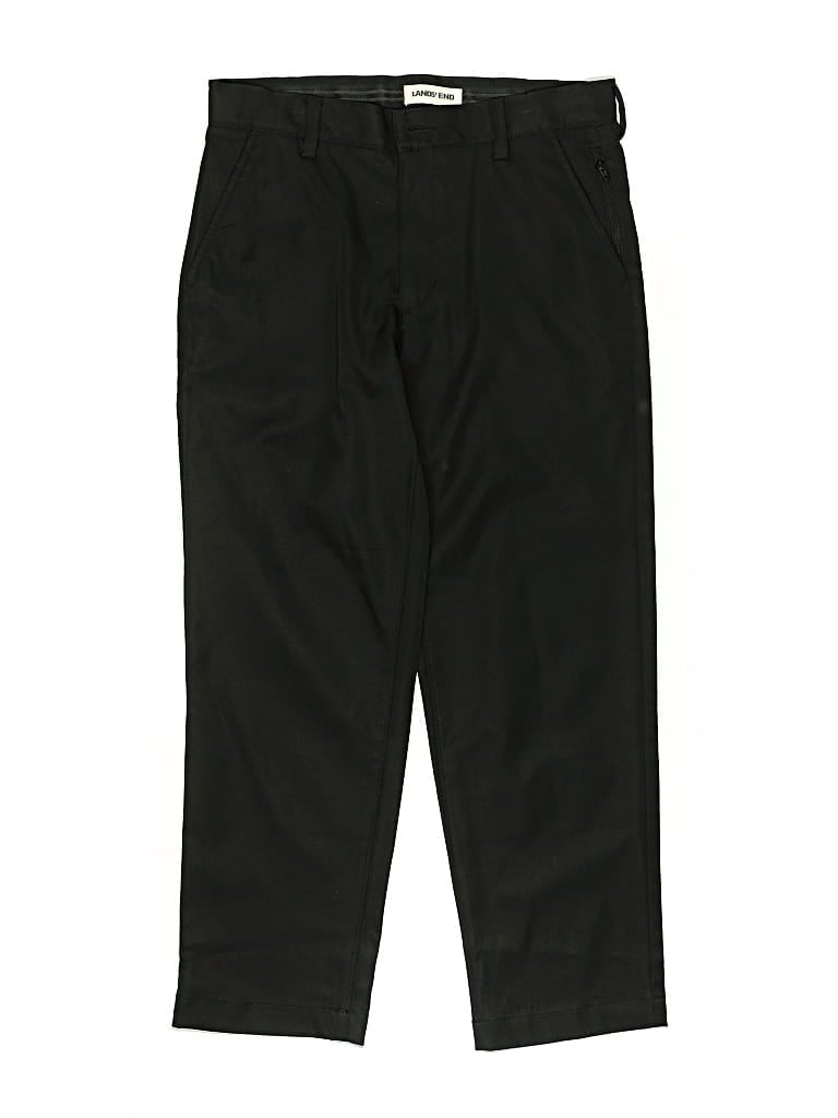 Pre-owned Lands' End Kids'  Casual Pants In Black