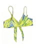 Splendid Tropical Green Swimsuit Top Size S - photo 1