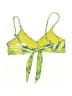 Splendid Tropical Green Swimsuit Top Size S - photo 2