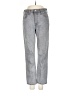 Everlane 100% Cotton Chevron-herringbone Gray Jeans Size 27 waist - photo 1