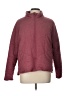 Three Dots Solid Burgundy Jacket Size L - photo 1
