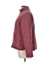 Three Dots Solid Burgundy Jacket Size L - photo 5