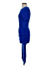 Venus Solid Blue Cocktail Dress Size S - photo 5