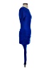 Venus Solid Blue Cocktail Dress Size S - photo 4