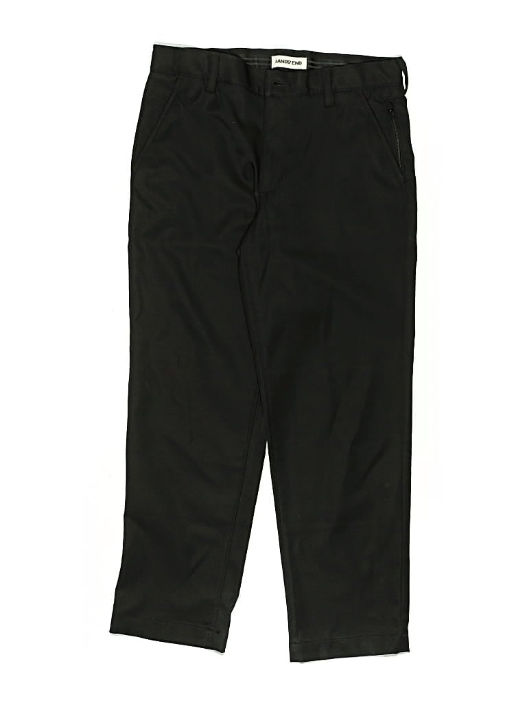 Pre-owned Lands' End Kids'  Casual Pants In Black