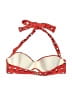 Topshop Polka Dots Orange Swimsuit Top Size 6 - photo 2