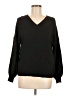 Pink Clover 100% Polyester Black Pullover Sweater Size M - photo 1