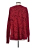 Athleta Paisley Burgundy Red Pullover Sweater Size S - photo 2